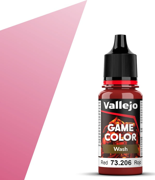 Vallejo 73.206 Game Color Red Wash 18ml