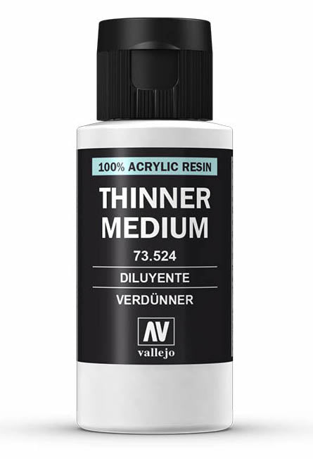 Vallejo 73.524 Thinner Medium 60ml Bottle