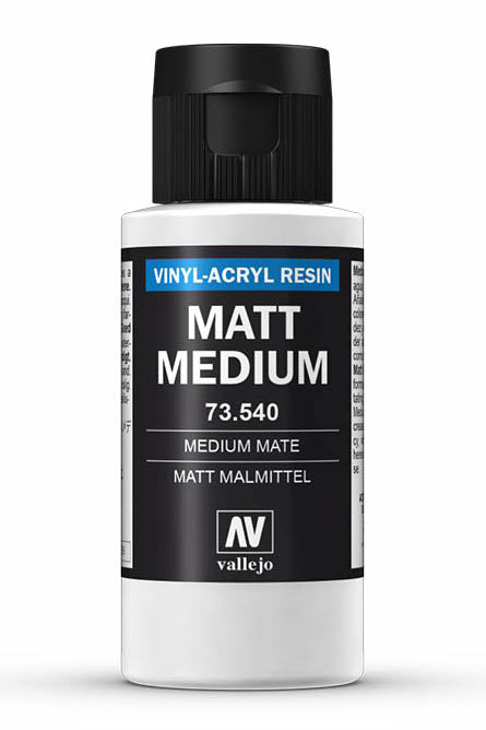 Vallejo 73.540 Matt Medium Waterbased 60ml Bottle