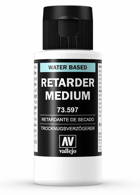 Vallejo 73.597 Retarder Medium Waterbased 60ml Bottle