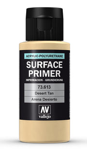 Vallejo 73.613 Desert Tan Waterbased Surface Primer 60ml Bottle