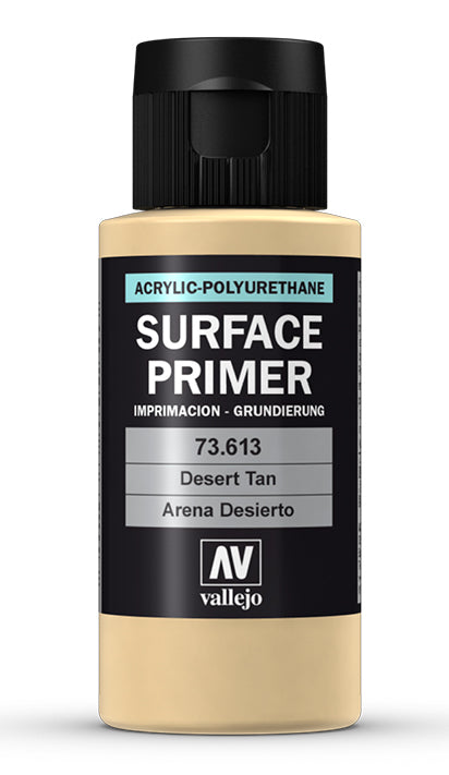 Vallejo 73.613 Desert Tan Waterbased Surface Primer 60ml Bottle
