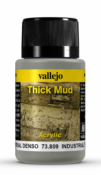 Vallejo 73.809 Industrial Thick Mud Weathering Effect 40ml Bottle