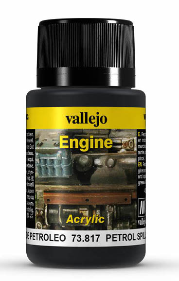Vallejo 73.817 Petrol Spills Weathering Effect 40ml Bottle