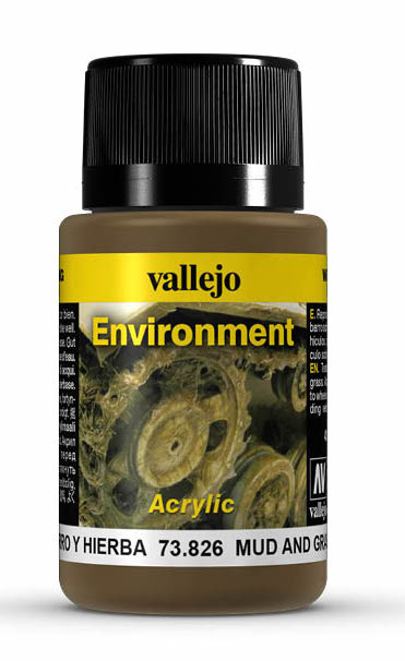 Vallejo 73.826 Mud & Grass Weathering Effect 40ml Bottle