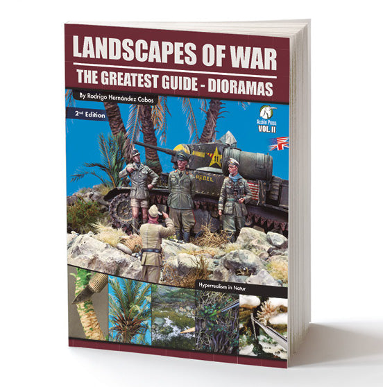 Vallejo 75.009 Landscapes of War The Greatest Guide Dioramas Vol. 2 Book