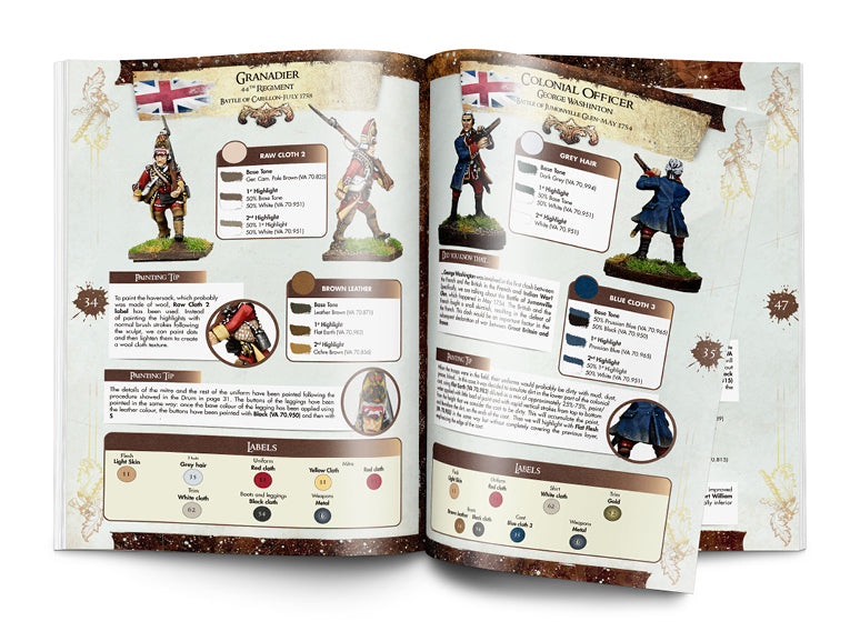 Vallejo 75.044 Painting War Miniatures: French & Indian War Book