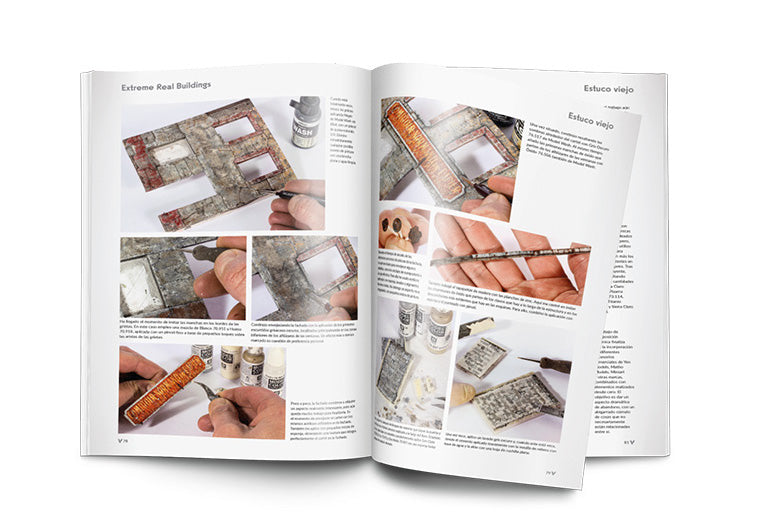 Vallejo 75.050 Extreme Real Buildings Painting and Weathering Techniques Book