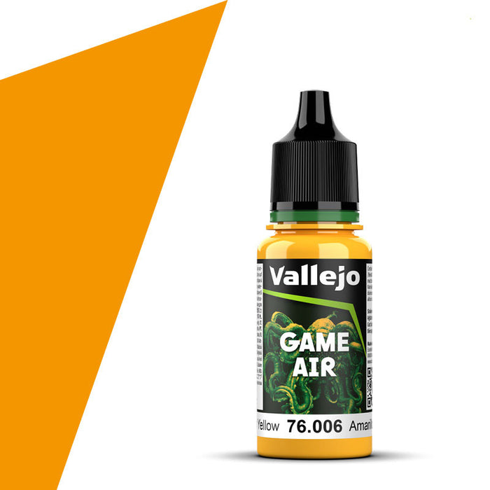 Vallejo 76.006 Game Air Sun Yellow 18ml Acrylic Airbrush Paint