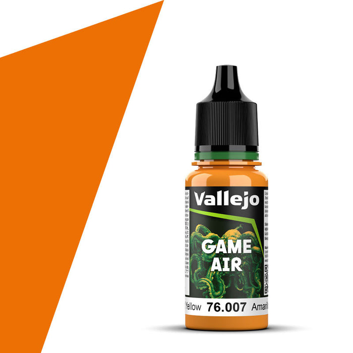 Vallejo 76.007 Game Air Gold Yellow 18ml Acrylic Airbrush Paint