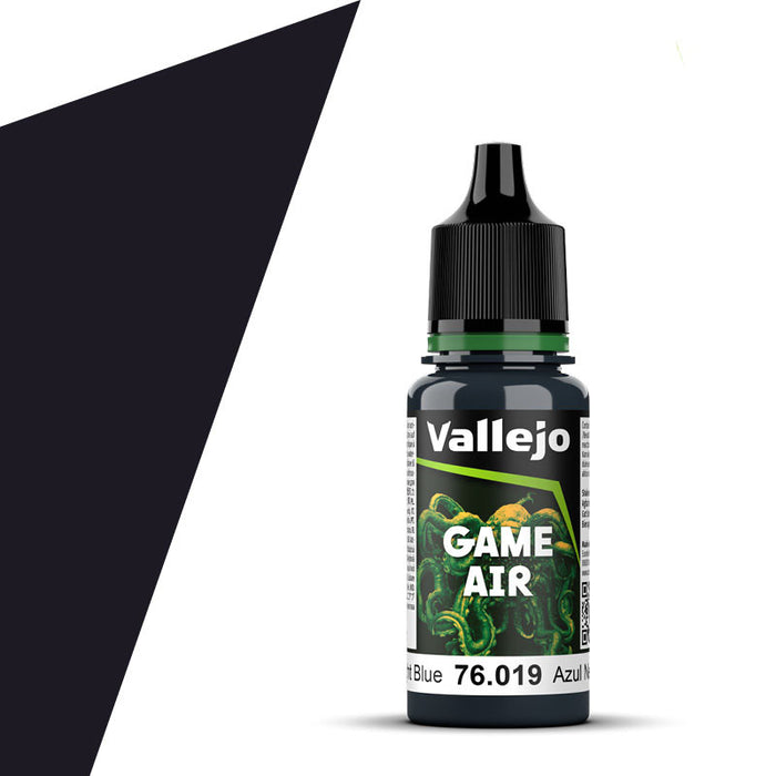 Vallejo 76.019 Game Air Night Blue 18ml Acrylic Airbrush Paint
