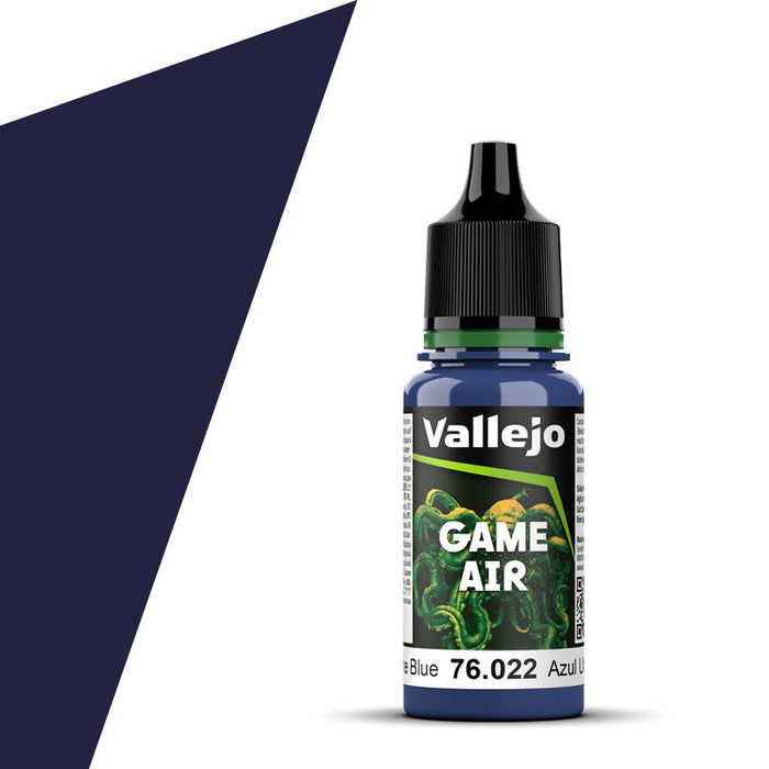 Vallejo 76.022 Game Air Ultramarine Blue 18ml Acrylic Airbrush Paint