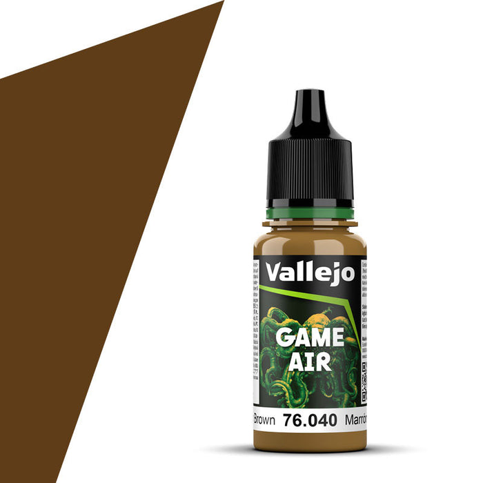 Vallejo 76.040 Game Air Leather Brown 18ml Acrylic Airbrush Paint