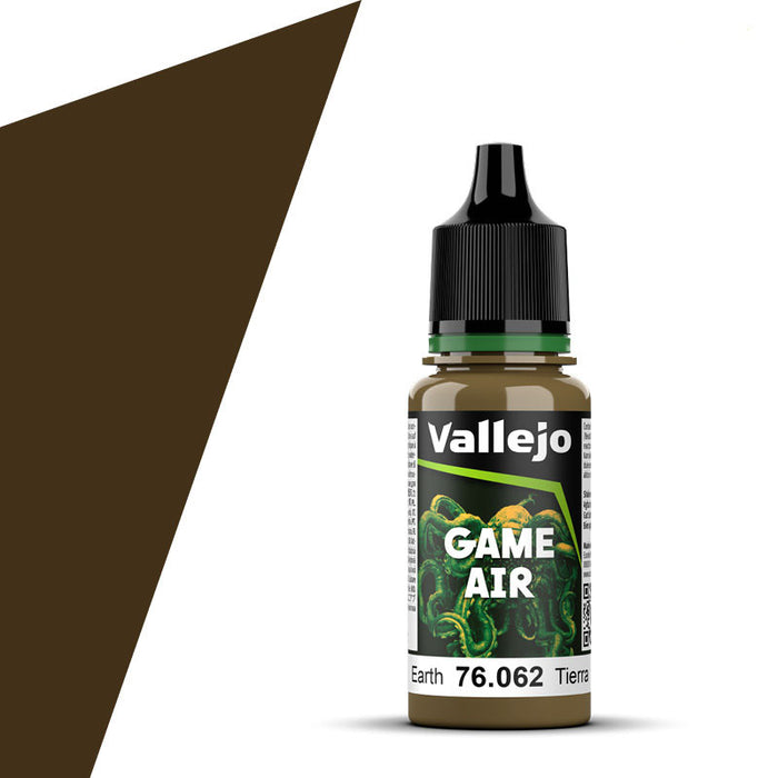 Vallejo 76.062 Game Air Earth 18ml Acrylic Airbrush Paint