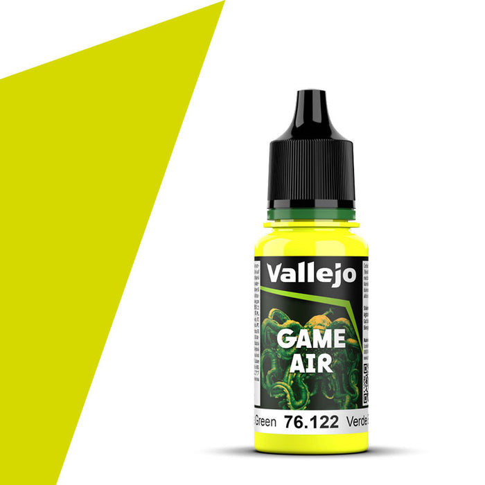 Vallejo 76.122 Game Air Bile Green 18ml Acrylic Airbrush Paint