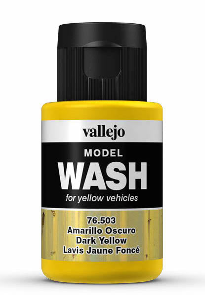 Vallejo 76.503 Dark Yellow Model Wash 35ml Bottle