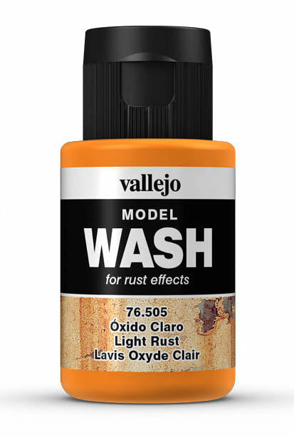 Vallejo 76.505 Light Rust Model Wash 35ml Bottle