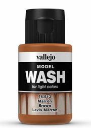 Vallejo 76.513 Brown Model Wash 35ml Bottle