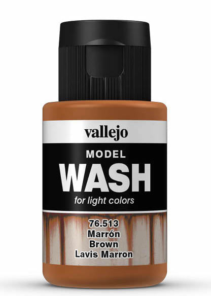 Vallejo 76.513 Brown Model Wash 35ml Bottle