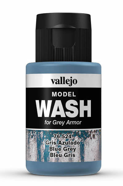 Vallejo 76.524 Blue Grey Model Wash 35ml Bottle