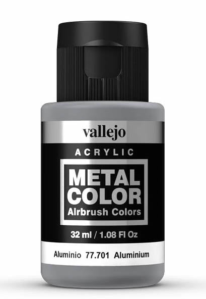 Vallejo 77.701 Aluminum Metal Color 32ml Bottle