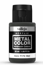 Vallejo 77.712 Steel Metal Color 32ml Bottle