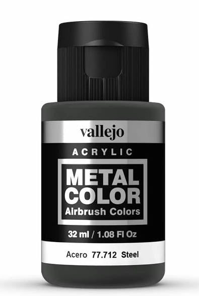 Vallejo 77.712 Steel Metal Color 32ml Bottle