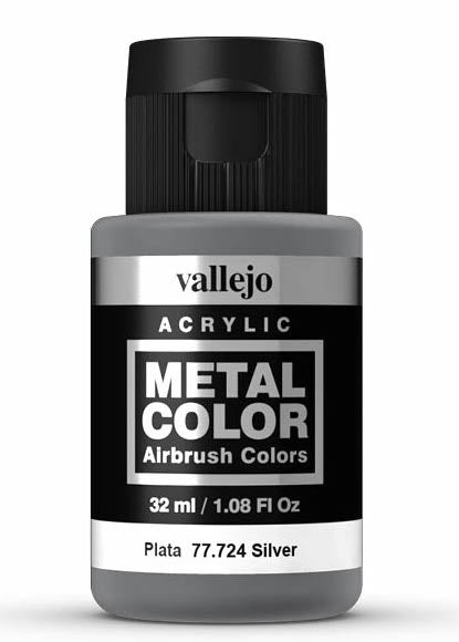 Vallejo 77.724 Silver Metal Color 32ml Bottle