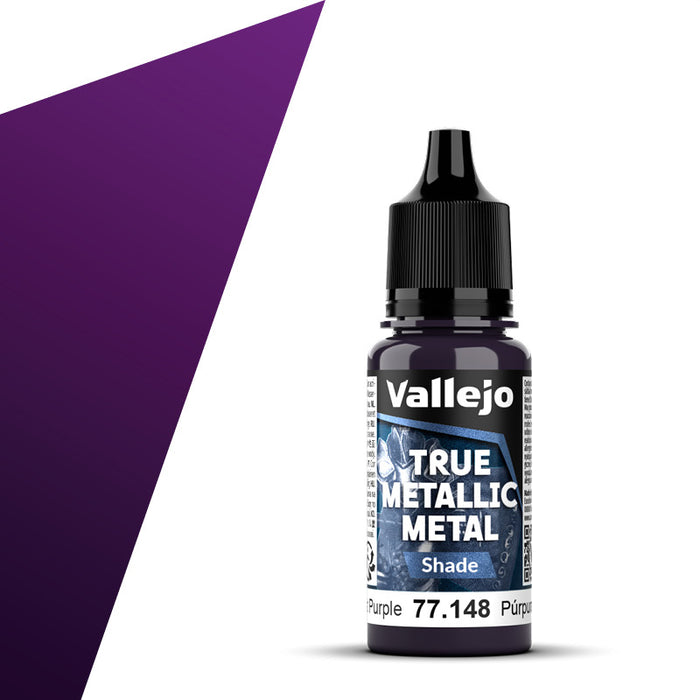 Vallejo 77.148 Amethyst Purple (Shade) True Metallic Metal 18ml Bottle