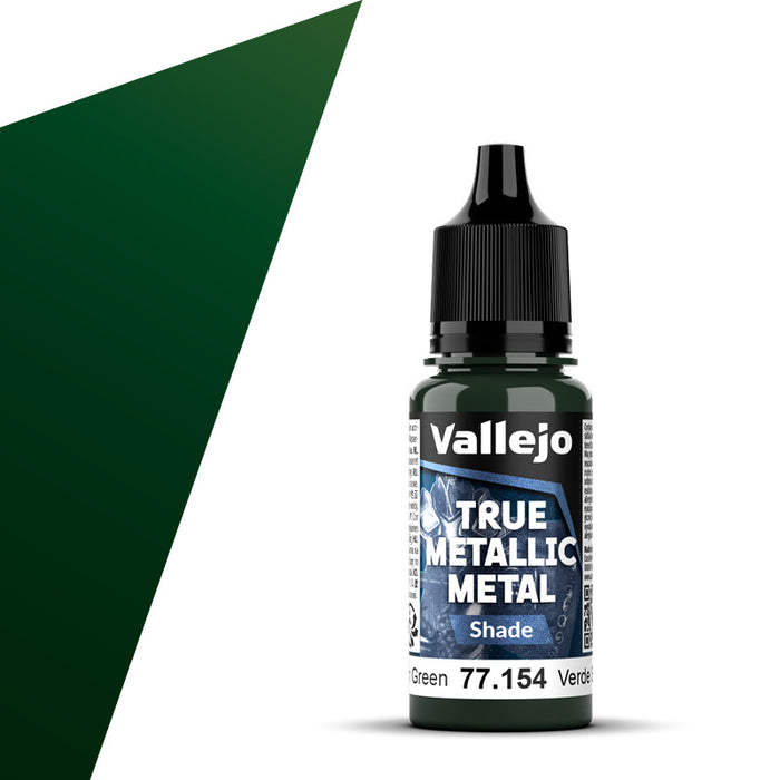 Vallejo 77.154 Dusken Green (Shade) True Metallic Metal 18ml Bottle