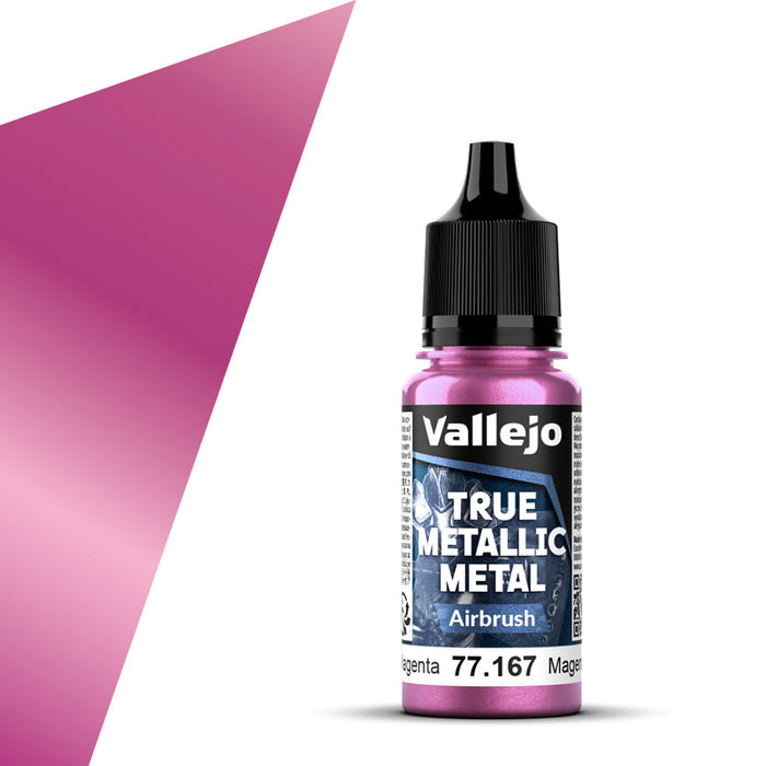 Vallejo 77.167 Crimson Magenta (Airbrush) True Metallic Metal 18ml Bottle