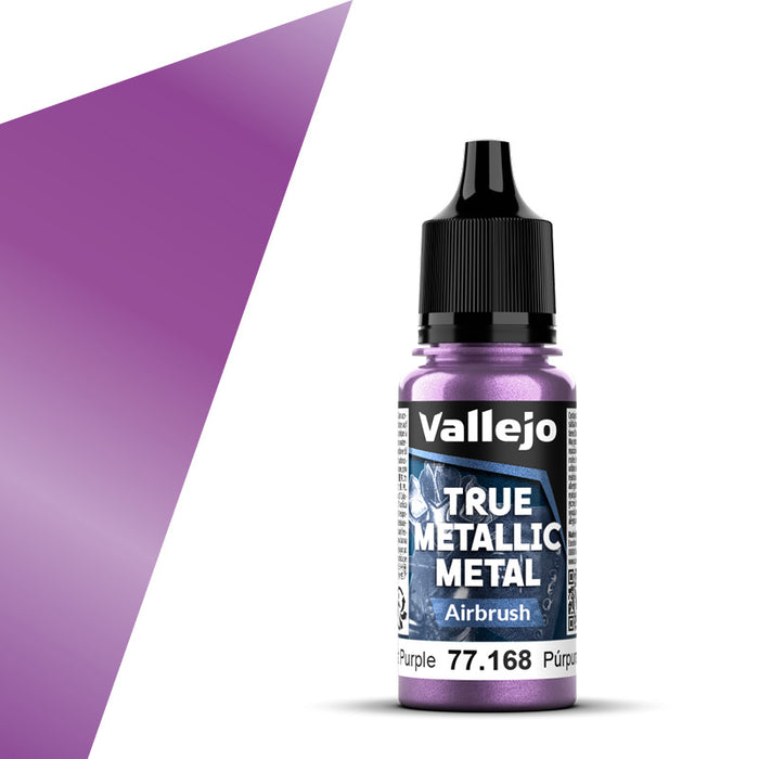 Vallejo 77.168 Amethyst Purple (Airbrush) True Metallic Metal 18ml Bottle