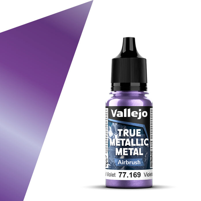 Vallejo 77.169 Celestial Violet (Airbrush) True Metallic Metal 18ml Bottle