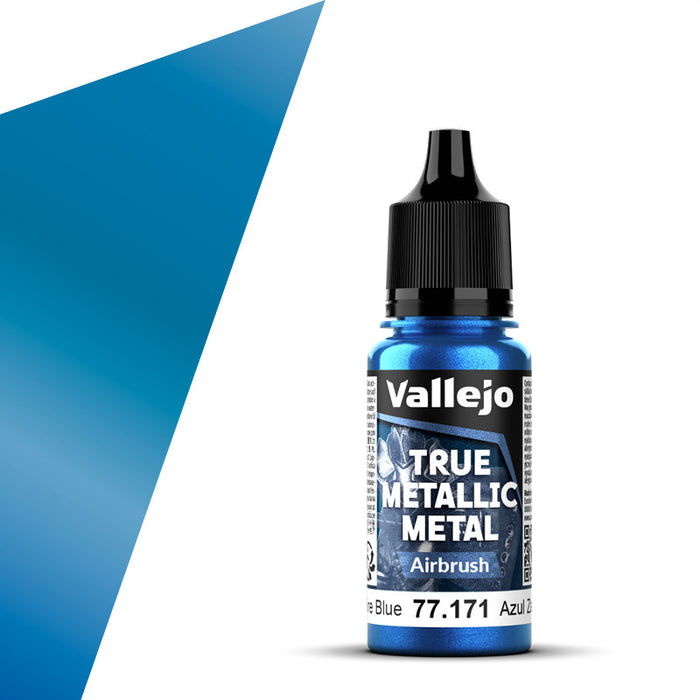 Vallejo 77.171 Sapphire Blue (Airbrush) True Metallic Metal 18ml Bottle