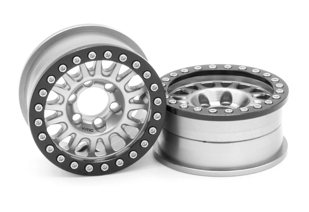 Vanquish Products VPS07802 KMC 1.9 KM445 Impact Beadlock Wheel Clear Anodized 1 Pair