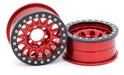 Vanquish Products VPS07804 KMC 1.9 KM445 Impact Beadlock Wheel Red Anodized 1 Pair