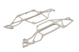 Vanquish Products VPS10501 Grey H10 Optic Side Cage Frames Set