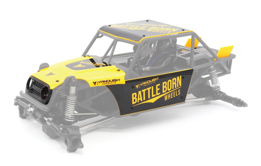 Vanquish Products VPS10513 Yellow H10 Optic Body Panel Set (Battle Born)