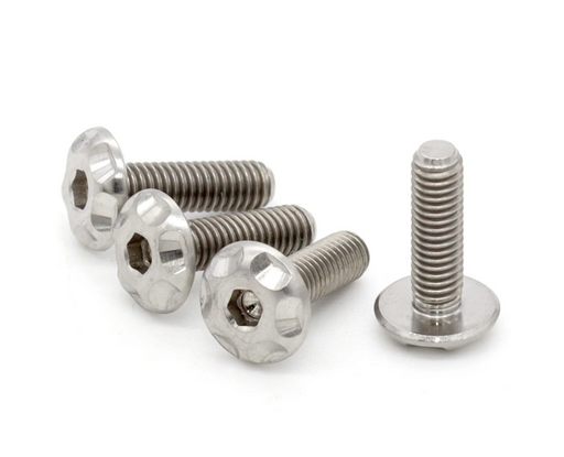 Vanquish Products VPSH024310 Titanium 3x10mm Washer Button Head Screws (4 Pack)