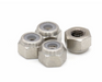 Vanquish Products VPSH026300 Titanium 3mm Nylock Nut (4 Pack)