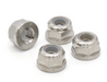 Vanquish Products VPSH026500 Titanium 5mm Nylock Nut (4 Pack)