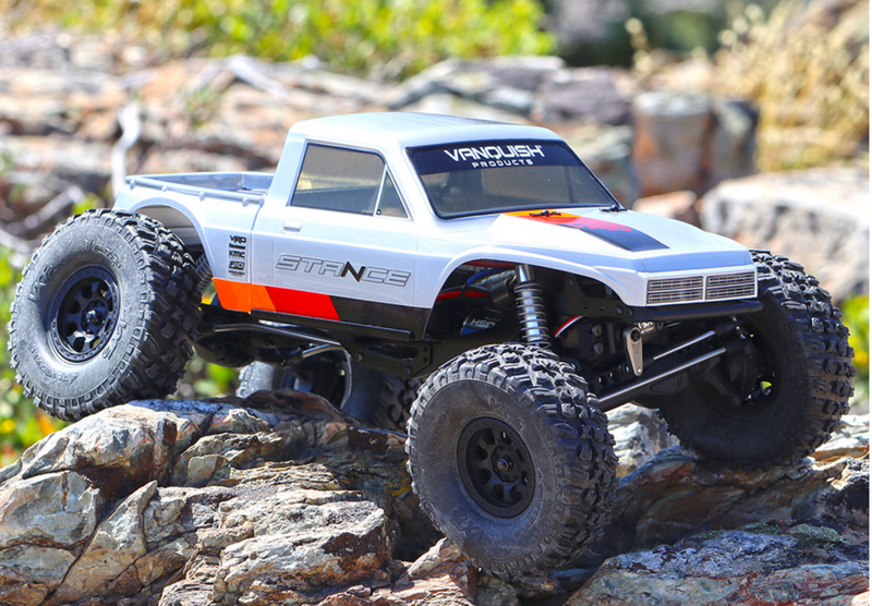 Vanquish VPS09009B VRD Stance RTR Portal Comp Rock Crawler - Silver