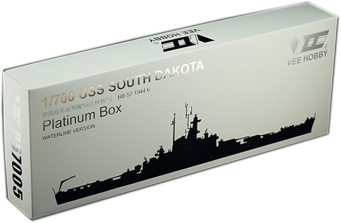 VEE Hobby Models P57005 1/700 Platinum USS South Dakota BB-57 1944 Plastic Model Kit