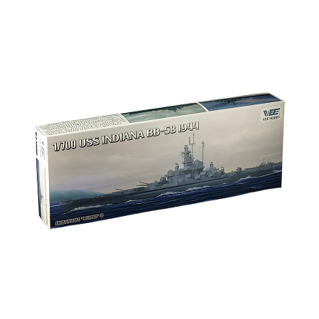 VEE Hobby Models E57006 1/700 Deluxe USS Indiana BB-58 1941 Plastic Model Kit