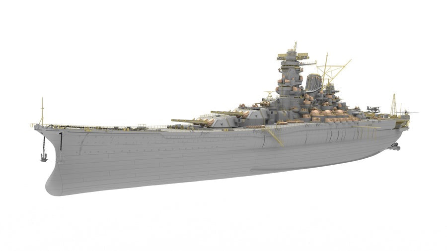 Very Fire 350902DX 1/350 IJN Battleship Yamato (Deluxe Kit) Model Ship Kit