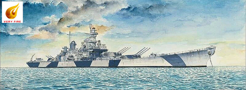 Very Fire 350910 1/350 USS Battleship Iowa BB-61 Battleship Model Ship Kit