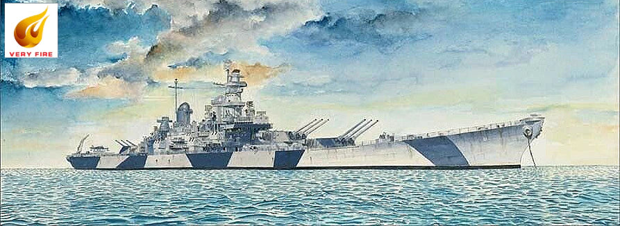 Very Fire 350910 1/350 USS Battleship Iowa BB-61 Battleship Model Ship Kit