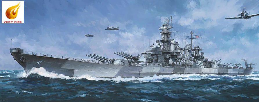 Very Fire 350913 1/350 USS Montana BB-67 Battleship Model Ship Kit