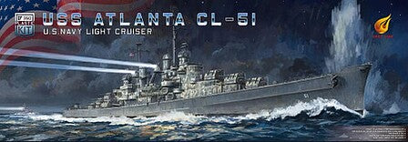 Very Fire 350922 1/350 USS Atlanta CL-51 Light Cruiser Model Ship Kit