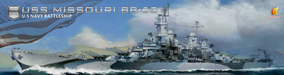 Very Fire 700909DX 1/700 USS Missouri BB-63 Battleship (Deluxe Kit) Model Ship Kit